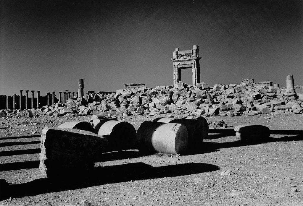 ruine d'un temple en Syrie