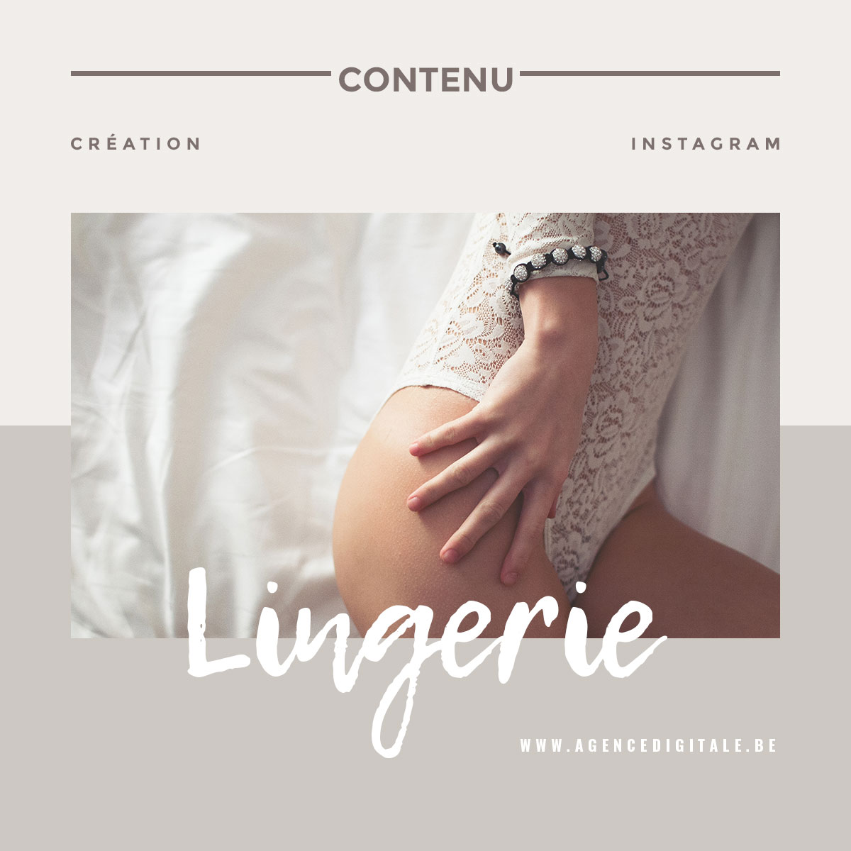 Publication Instagram lingerie